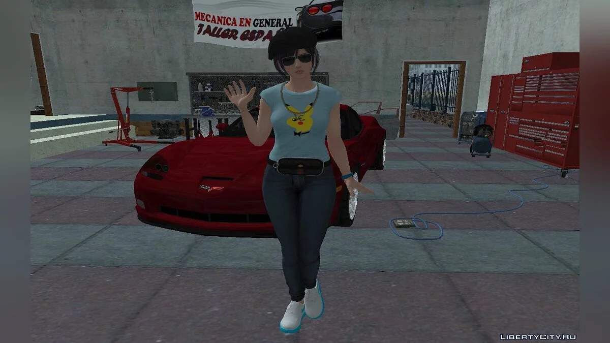 Нагіса у повсякденному стильному вбранні / GTA San Andreas