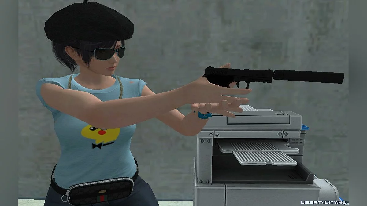 Нагіса у повсякденному стильному вбранні / GTA San Andreas