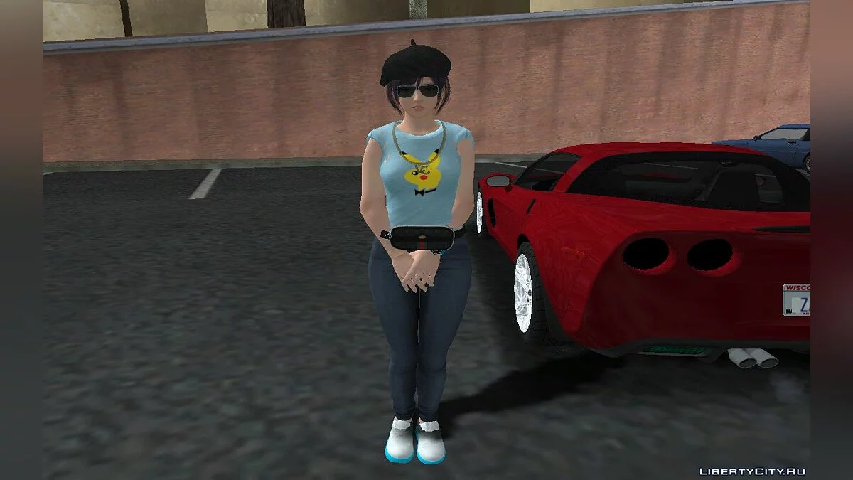 Нагіса у повсякденному стильному вбранні / GTA San Andreas