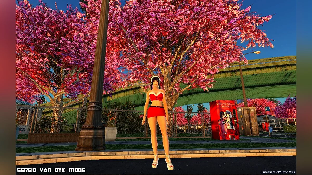 Naotora Li dalam Pakaian Natal / GTA San Andreas