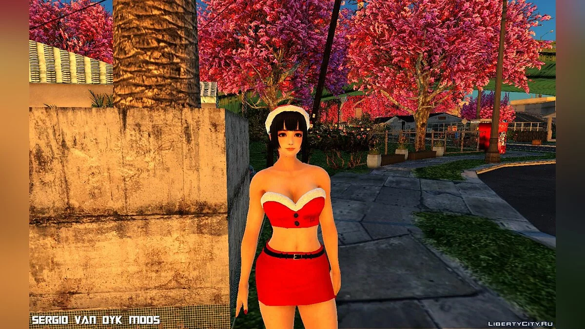 Naotora Li dalam Pakaian Natal / GTA San Andreas