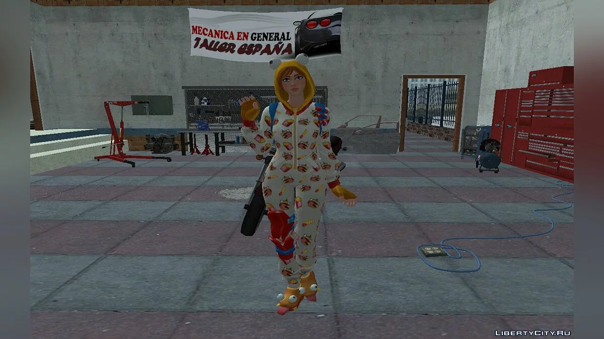 Dojor Malam (Onesie) dari Fortnite / GTA San Andreas