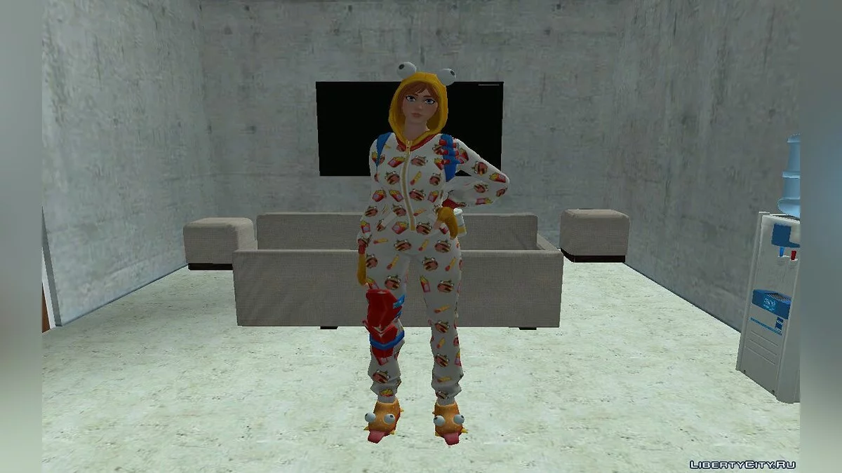 Dojor Malam (Onesie) dari Fortnite / GTA San Andreas