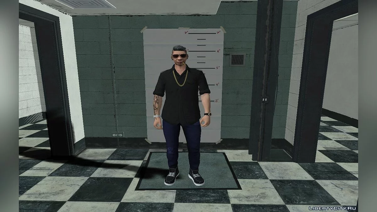 Nuevo Cwmohb1 en ropa casual con nuevo peinado V10 / GTA San Andreas