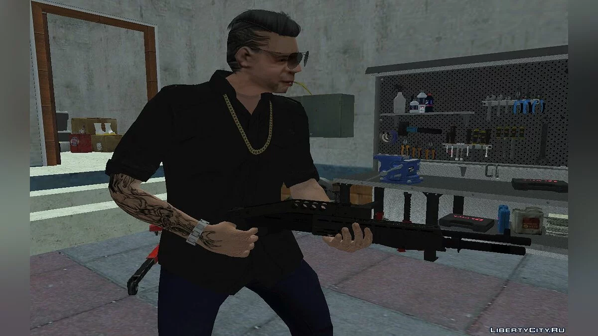 Nuevo Cwmohb1 en ropa casual con nuevo peinado V10 / GTA San Andreas