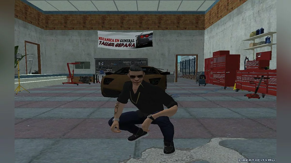 Nuevo Cwmohb1 en ropa casual con nuevo peinado V10 / GTA San Andreas