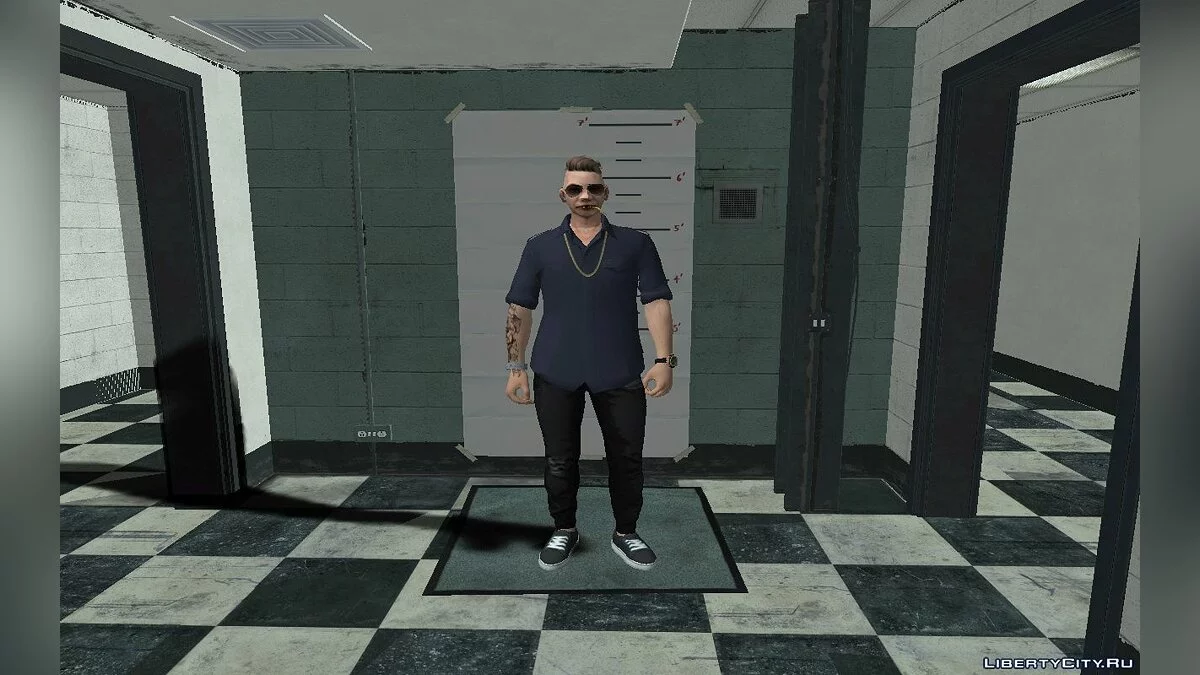 Nouveau Cwmyhb1 en tenue décontractée avec de nouveaux cheveux V10 / GTA San Andreas