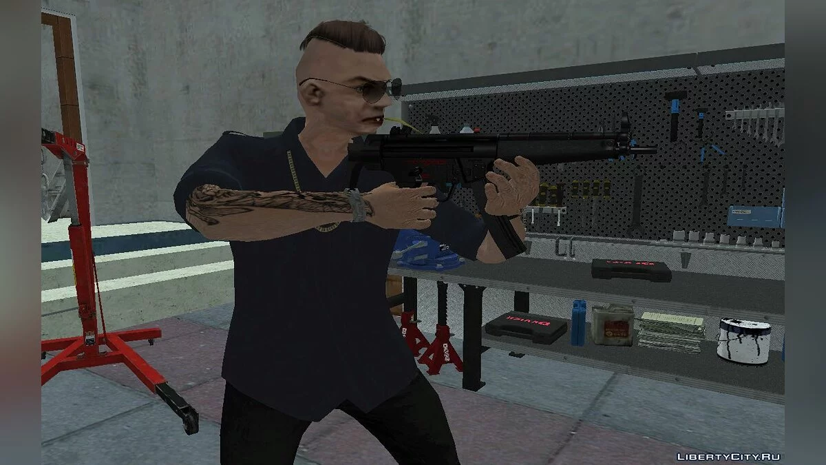 Nouveau Cwmyhb1 en tenue décontractée avec de nouveaux cheveux V10 / GTA San Andreas