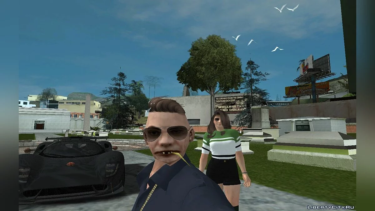 Nouveau Cwmyhb1 en tenue décontractée avec de nouveaux cheveux V10 / GTA San Andreas