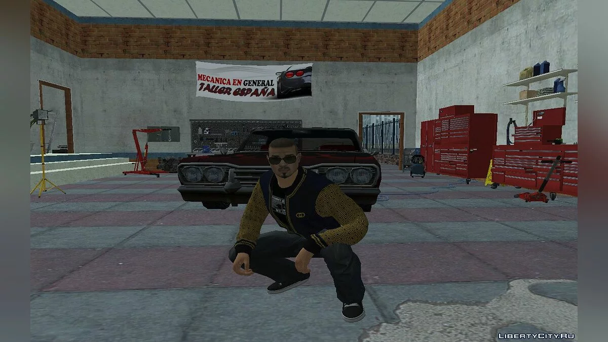 Новый скин Цезаря в повседневной одежде V1 / GTA San Andreas