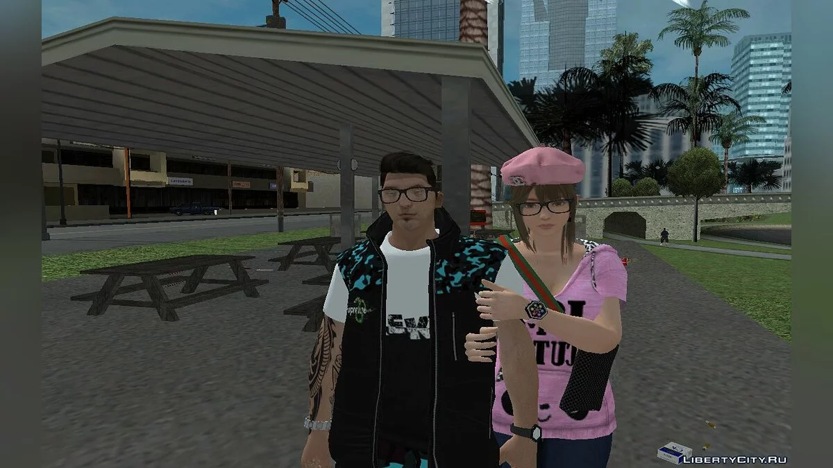 Новий скин Зеро в повсякденному одязі з новим кольором волосся v10 / GTA San Andreas