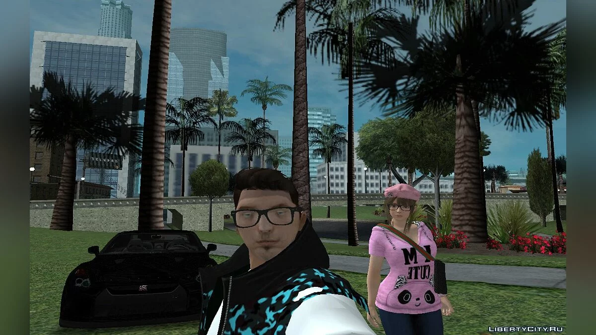 Новий скин Зеро в повсякденному одязі з новим кольором волосся v10 / GTA San Andreas