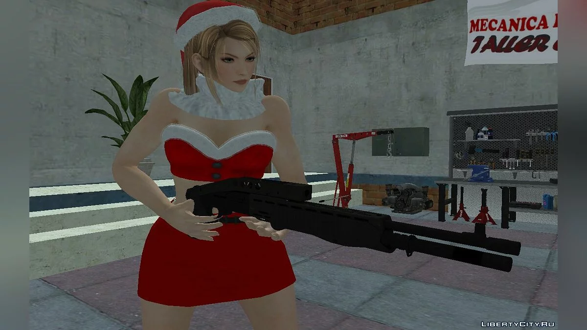 莎拉·布莱恩的圣诞装扮 / GTA San Andreas