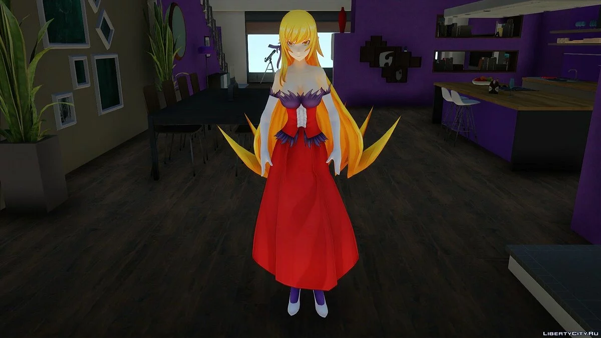 Shinobu Oshino aus Bakemonogatari / GTA San Andreas