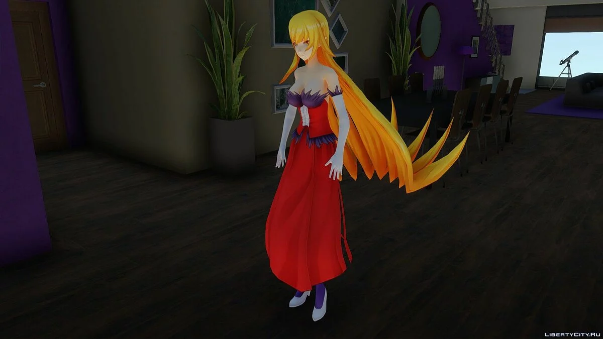 Shinobu Oshino aus Bakemonogatari / GTA San Andreas