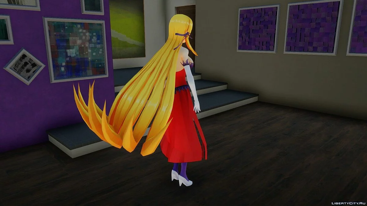 Shinobu Oshino aus Bakemonogatari / GTA San Andreas