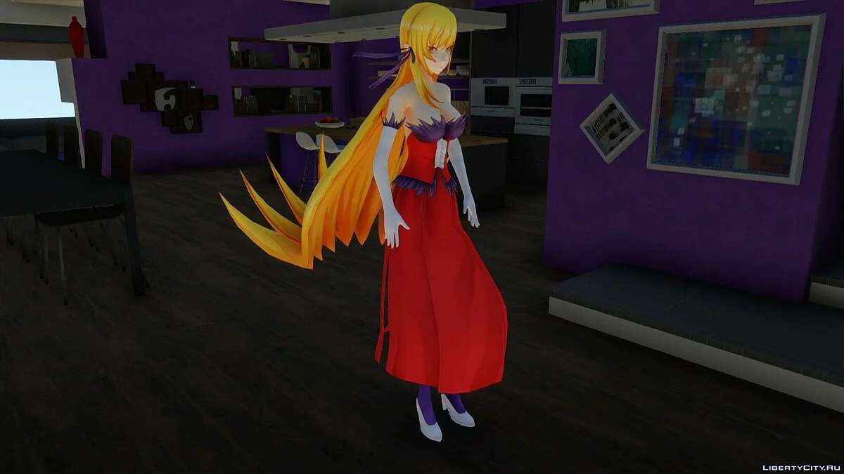 Shinobu Oshino aus Bakemonogatari / GTA San Andreas