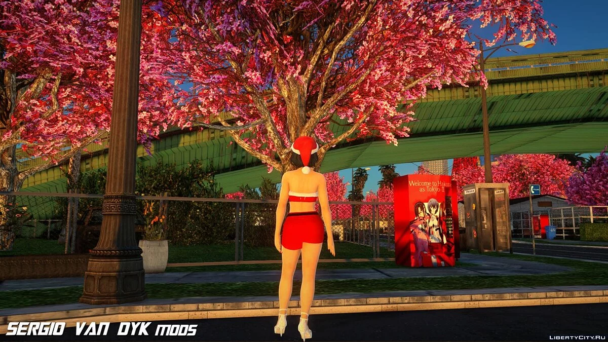 Tamaki en tenue de Noël / GTA San Andreas