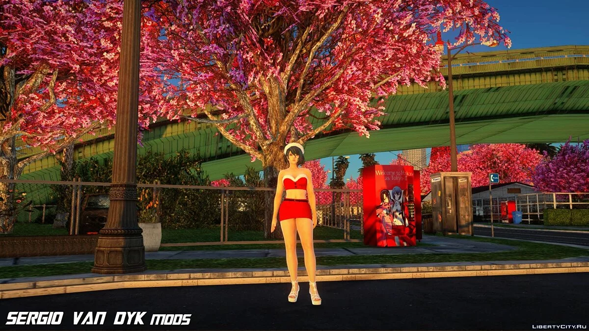 Tamaki en tenue de Noël / GTA San Andreas
