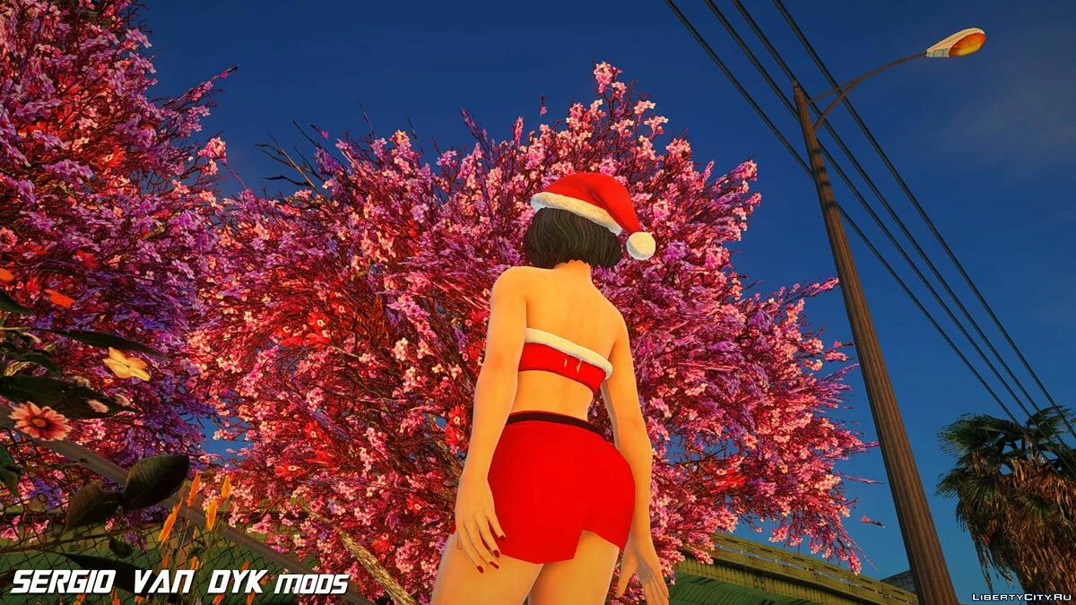 Tamaki en tenue de Noël / GTA San Andreas