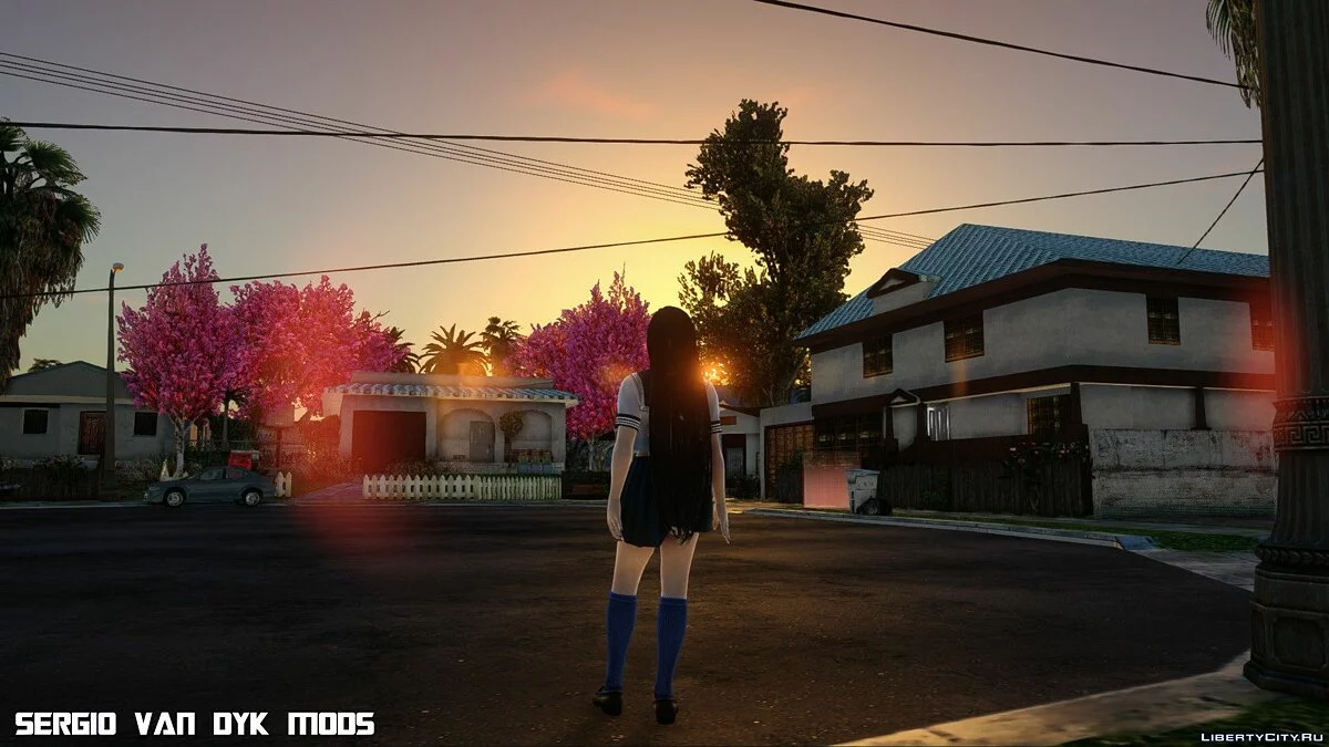 Тіфа Локхарт з Final Fantasy VII / GTA San Andreas