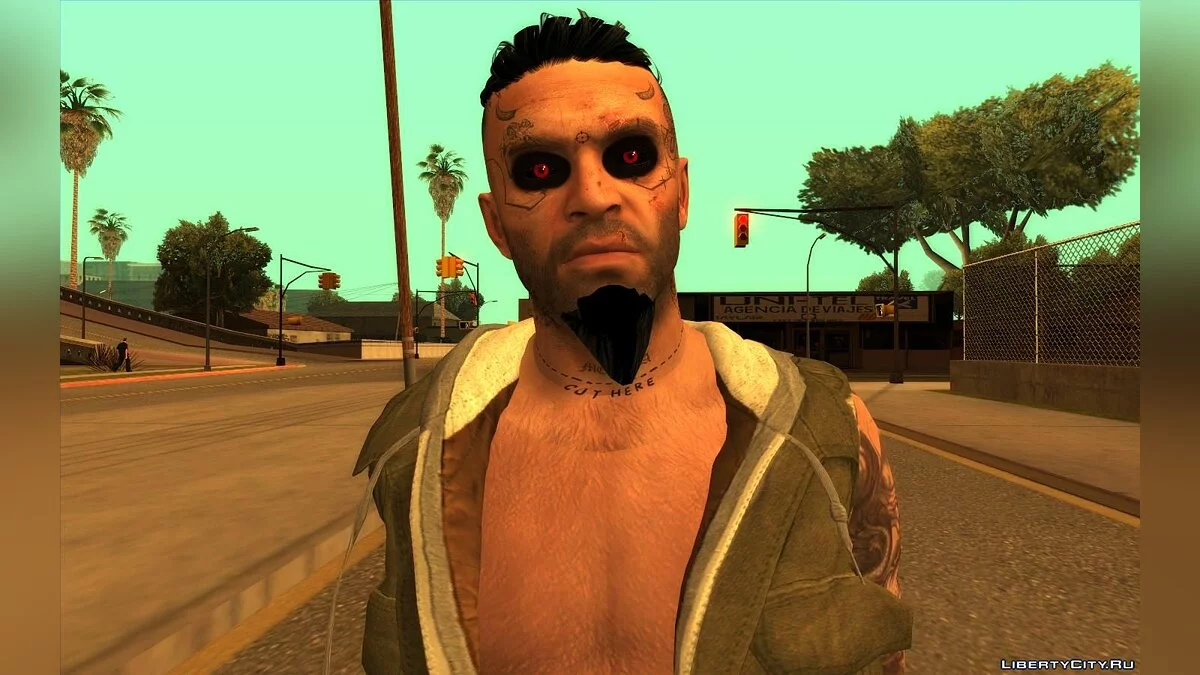 Trevor Wie Cyberpunk 2077 / GTA San Andreas