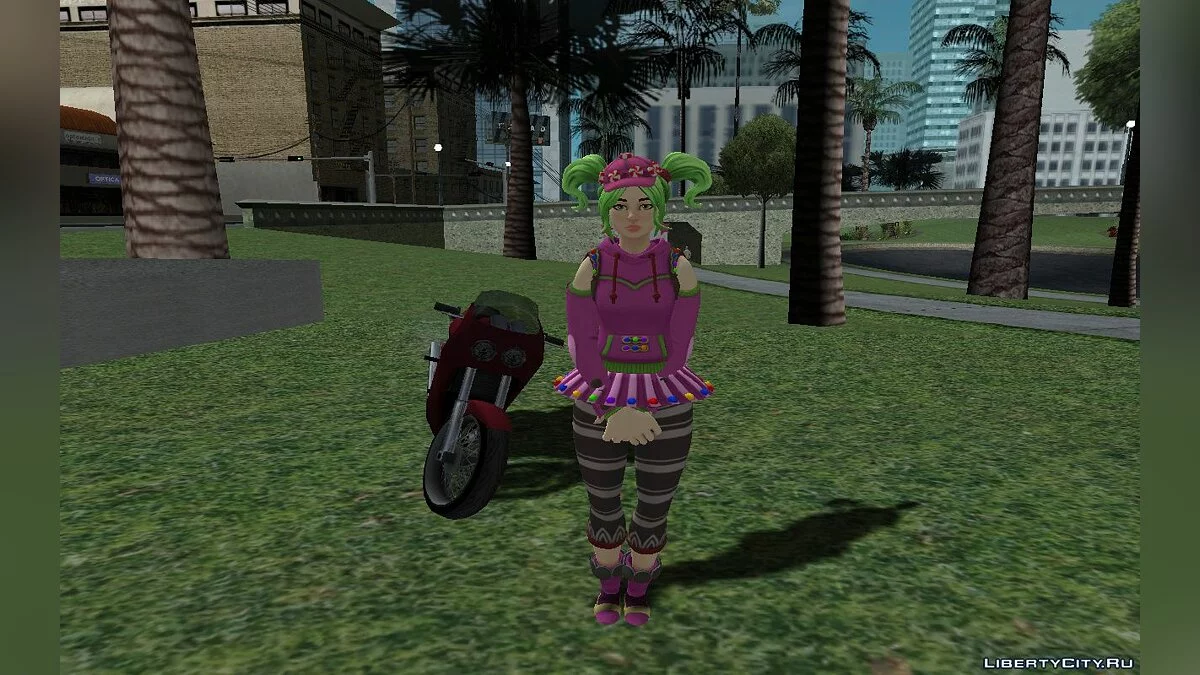 Zoey Candy Girl from Fortnite / GTA San Andreas