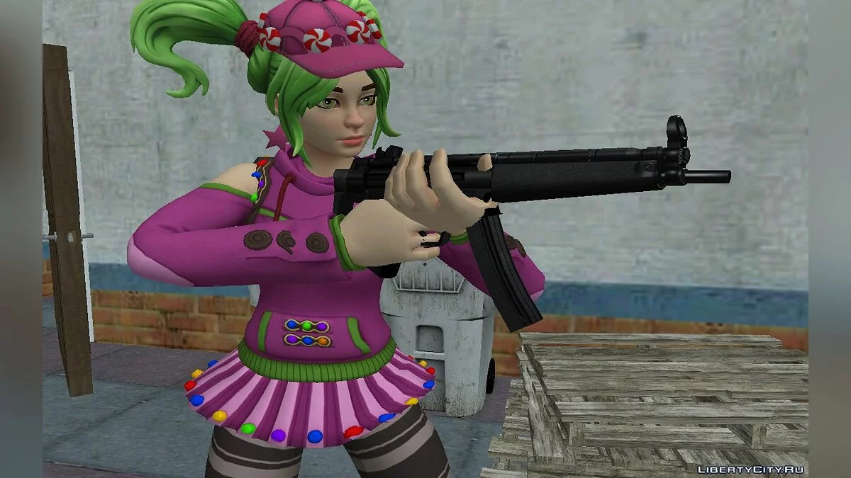 Zoey Candy Girl from Fortnite / GTA San Andreas