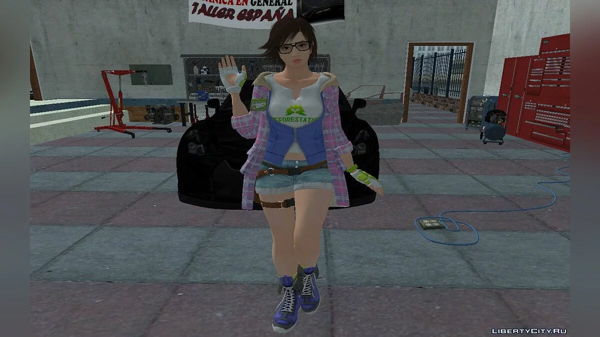 Asuka Kazama im Julia Chang Stil / GTA San Andreas