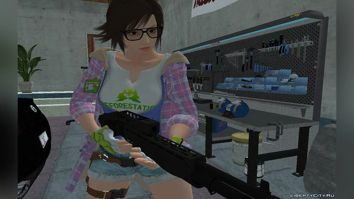 Asuka Kazama im Julia Chang Stil / GTA San Andreas