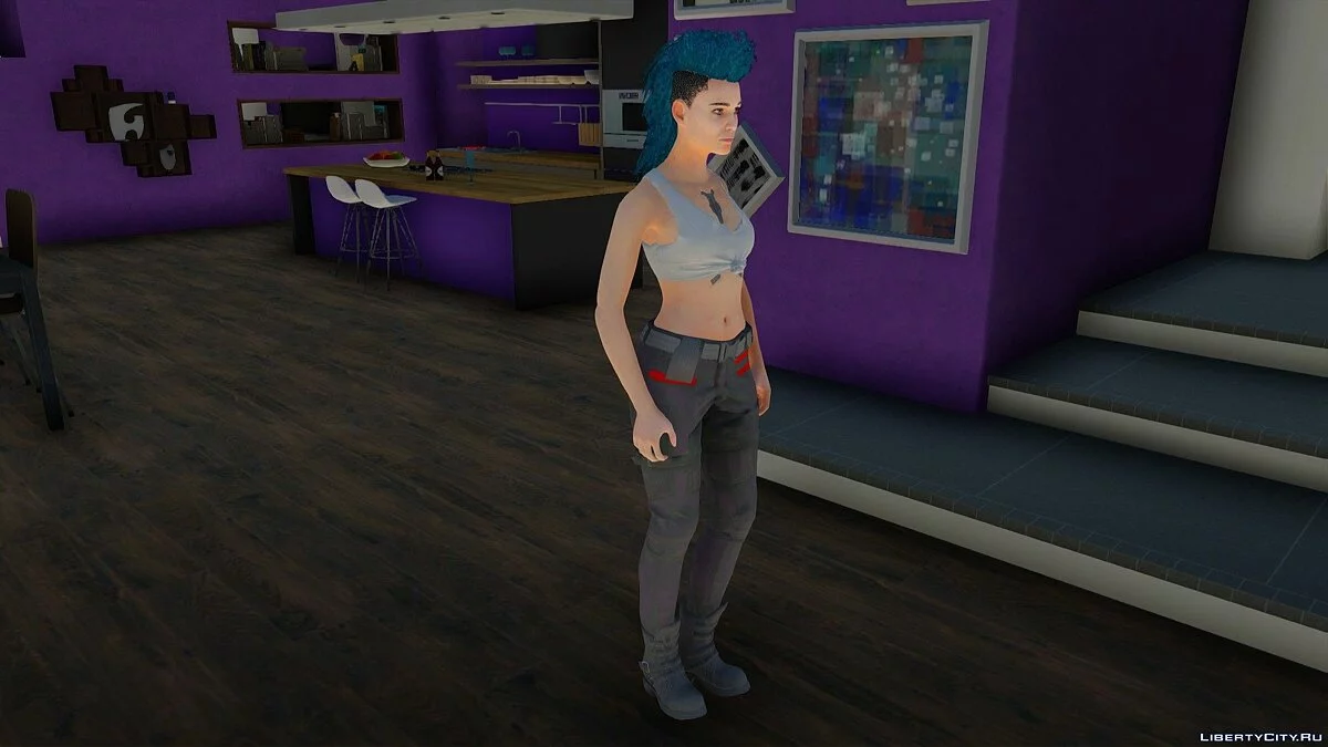 Бестія Амендіарес з Cyberpunk 2077 / GTA San Andreas