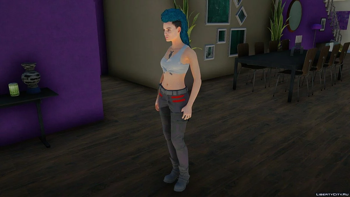 Бестія Амендіарес з Cyberpunk 2077 / GTA San Andreas