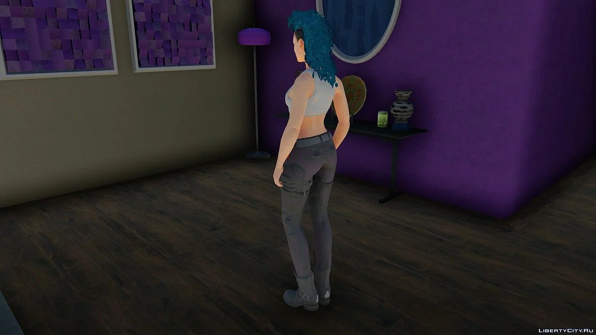 Бестія Амендіарес з Cyberpunk 2077 / GTA San Andreas
