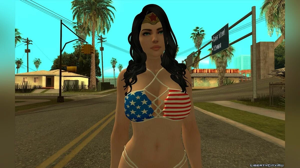 Чудо-жінка в купальнику / GTA San Andreas