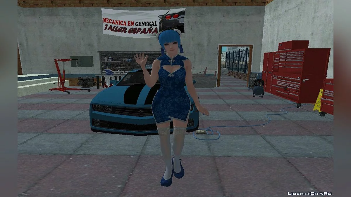 DOA6 Кула Спокуслива Мандаринова Сукня Мешмод / GTA San Andreas