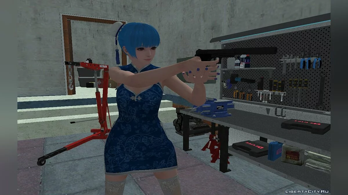 DOA6 Кула Спокуслива Мандаринова Сукня Мешмод / GTA San Andreas