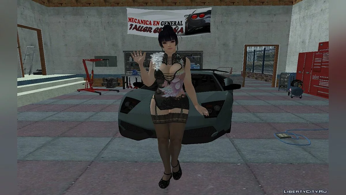 DOAXVV Ньотенгу Фантом Чорний Дракон / GTA San Andreas