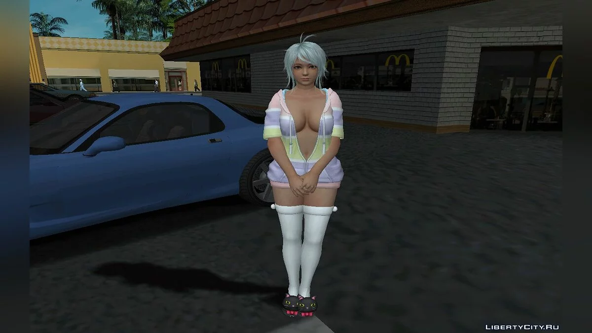 DOAXVV Patty Lockere Flauschige Parka / GTA San Andreas