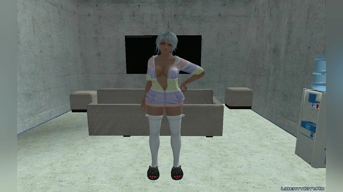 DOAXVV Patty Lockere Flauschige Parka / GTA San Andreas
