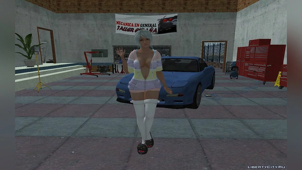 DOAXVV Patty Lockere Flauschige Parka / GTA San Andreas