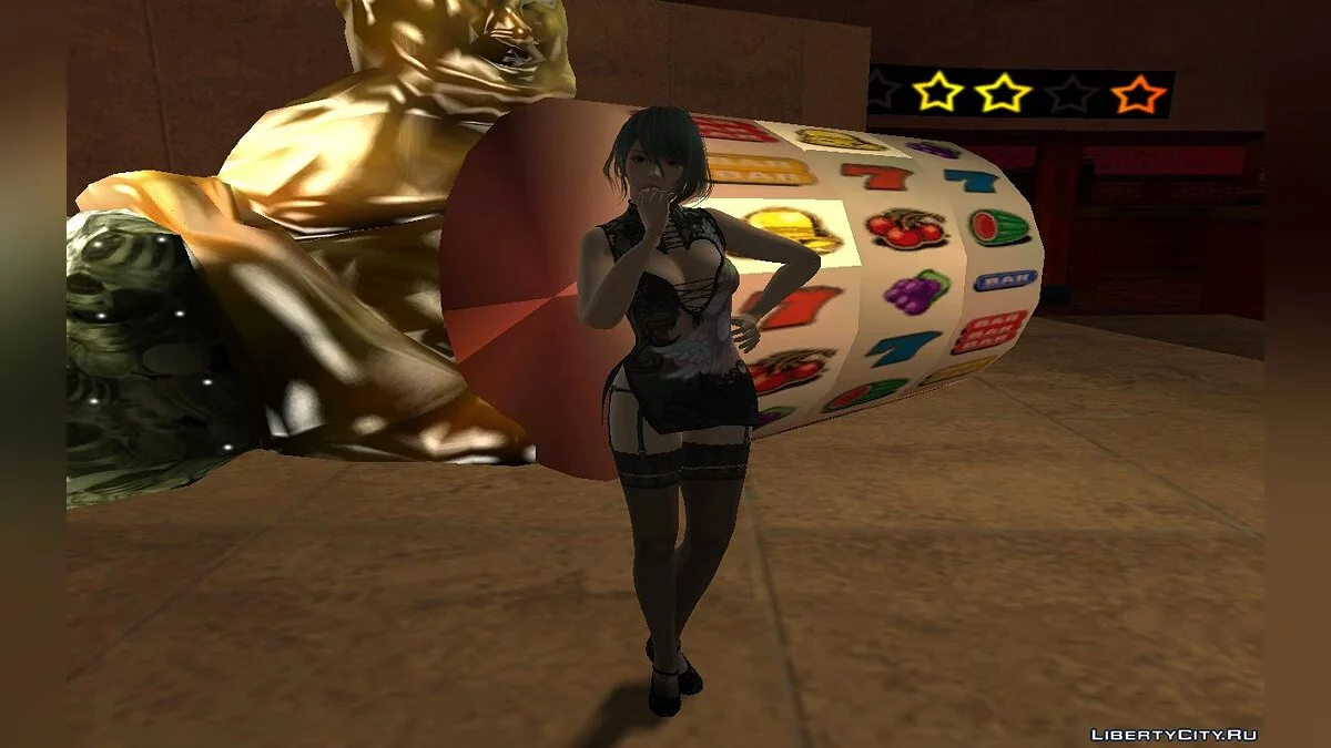 DOAXVV تامكي شبح التنين الأسود / جي تي إيه سان أندرياس