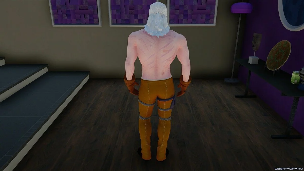 Geralt from The Witcher / GTA San Andreas