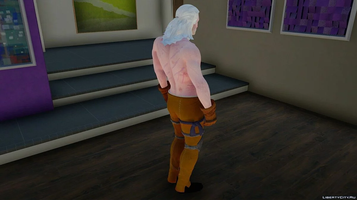 Geralt from The Witcher / GTA San Andreas