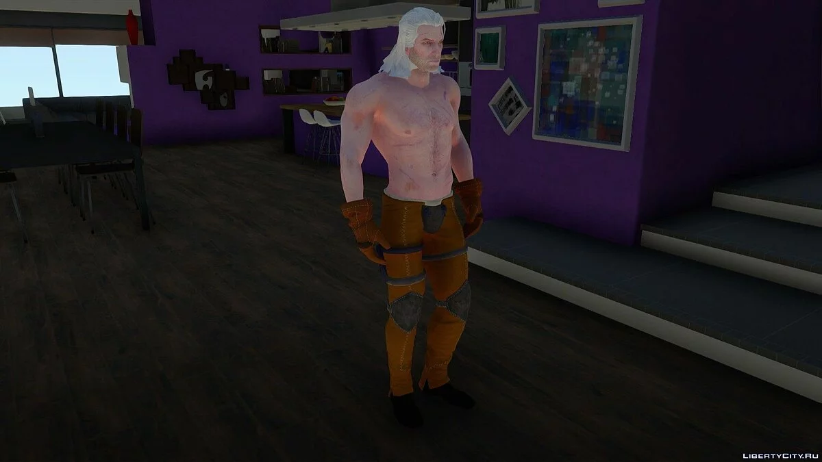 Geralt from The Witcher / GTA San Andreas