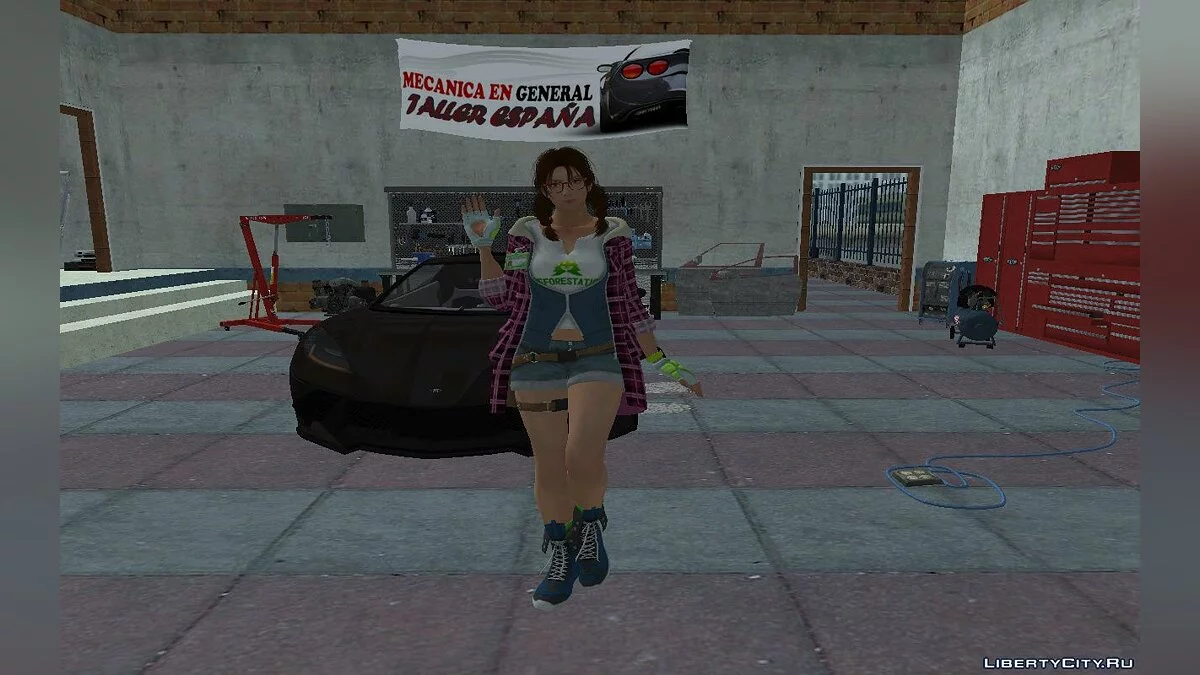 Юлія Чанг у повсякденному вбранні / GTA San Andreas