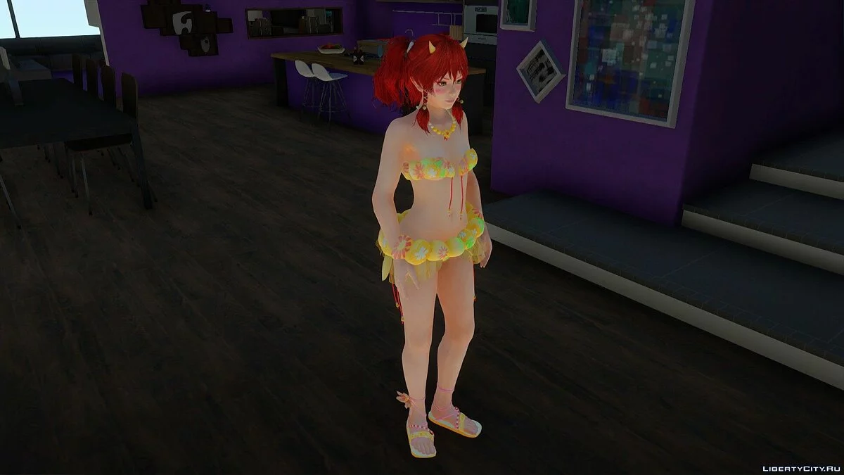 Kanna in a Bikini from Dead or Alive Xtreme: Venus Vacation / GTA San Andreas