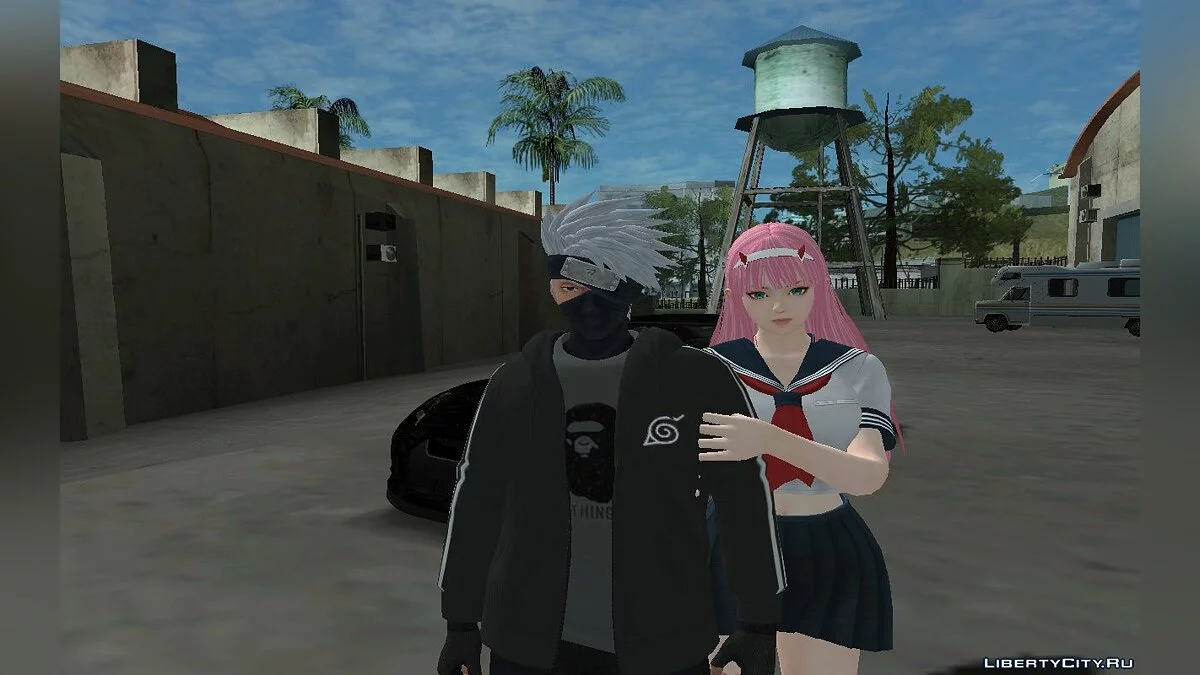 Kakashi Hatake from Jump Force in Casual Wear / GTA San Andreas
