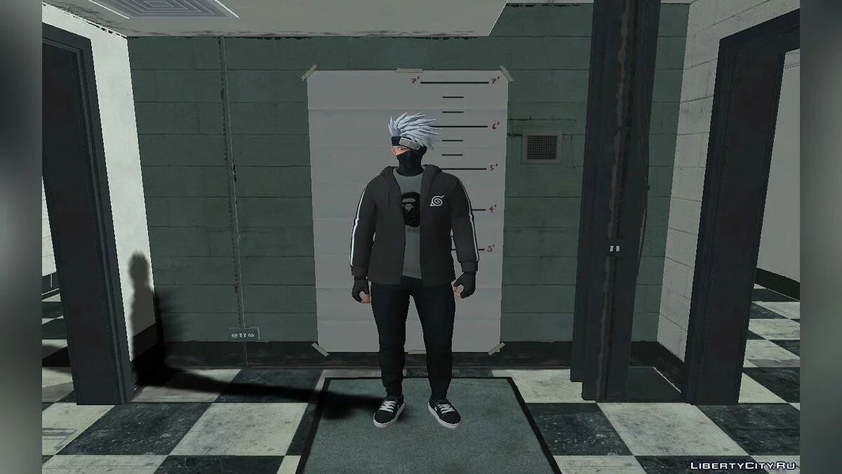 Kakashi Hatake from Jump Force in Casual Wear / GTA San Andreas