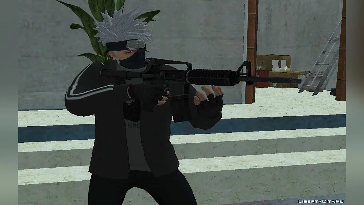 Kakashi Hatake from Jump Force in Casual Wear / GTA San Andreas
