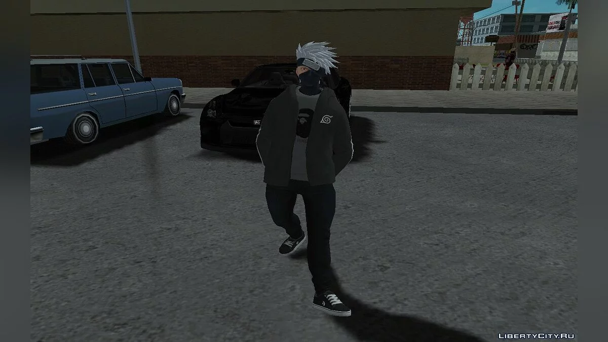 Kakashi Hatake from Jump Force in Casual Wear / GTA San Andreas